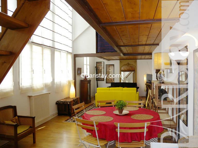 Loft Style 1 Bedroom Aparment Short Term Montorgueil 75002 Paris