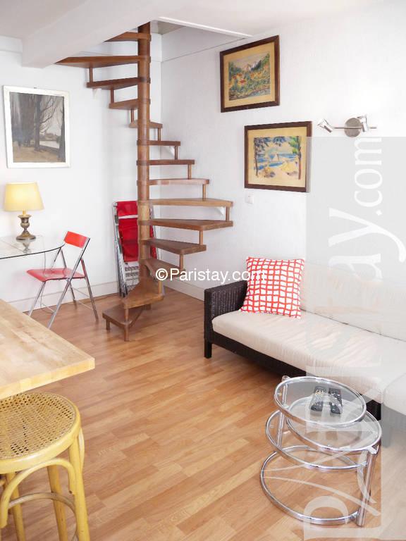 One Bedroom Duplex Apartment Short Term Rental Montorgueil