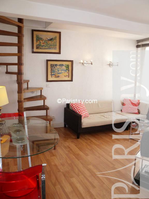 One Bedroom Duplex Apartment Short Term Rental Montorgueil