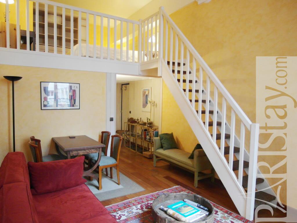 1 Bedroom Mezzanine Paris Lettings Short Term Rental Le
