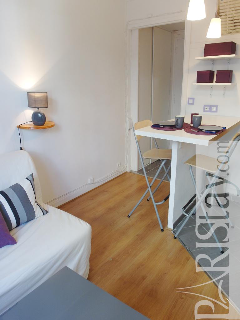 Paris Student Apartment Rental Convention 75015 Living Room