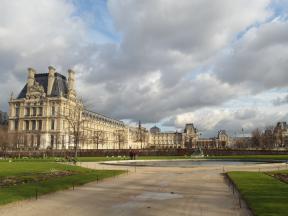 Louvre sky view