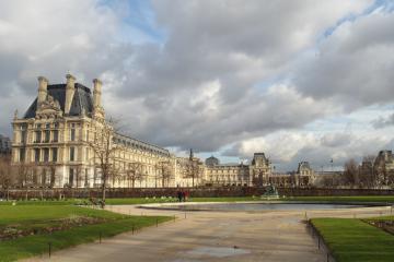 Louvre sky view