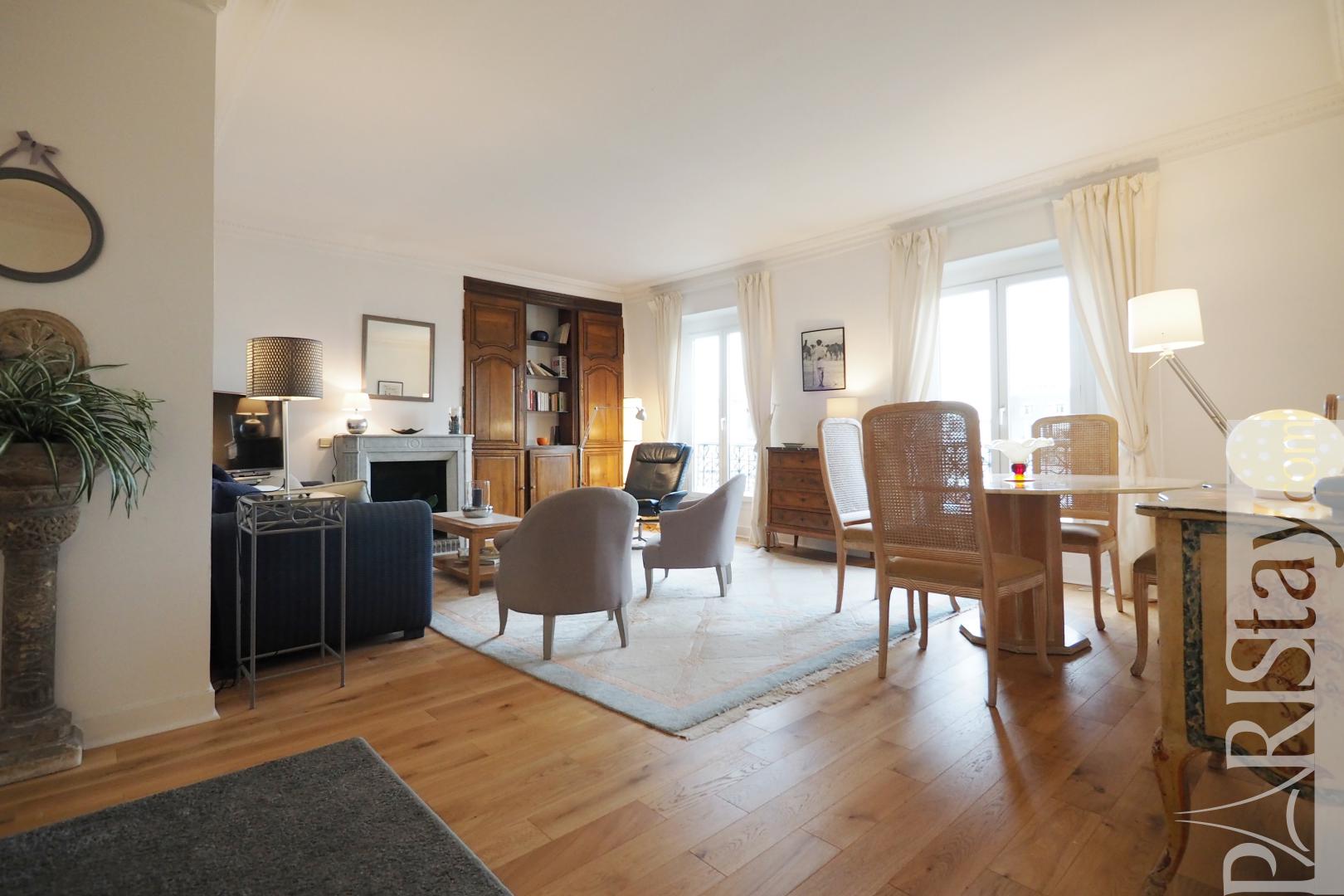 Paris Apartment For Rent Furnished 1 Bedroom Latin Quarter Living Room