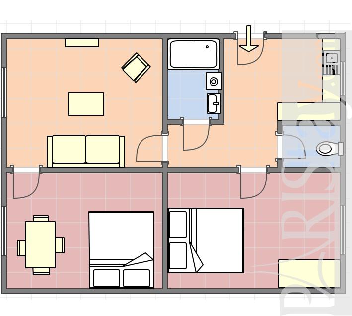 Paris flat for rent 2 bedroom apartment for rent in Montmartre