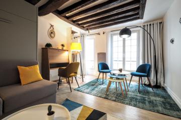 studio of Quincampoix Verrerie Studio Paris apartments Beaubourg